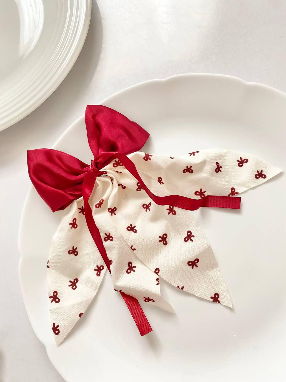 پک دوتایی کش مو و پاپیون چری